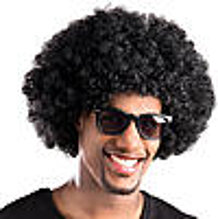 Perruecke-Affro-Schwarz