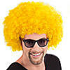 Perruecke-Afro-Gelb